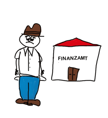 Mann Finanzamt farbigklein